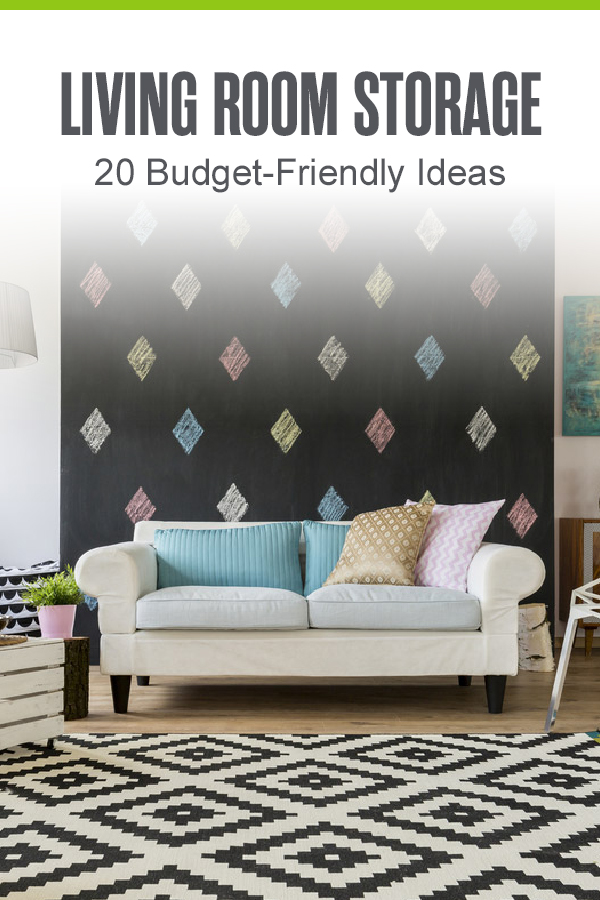 Living Room Storage: 20 Budget-Friendly Ideas