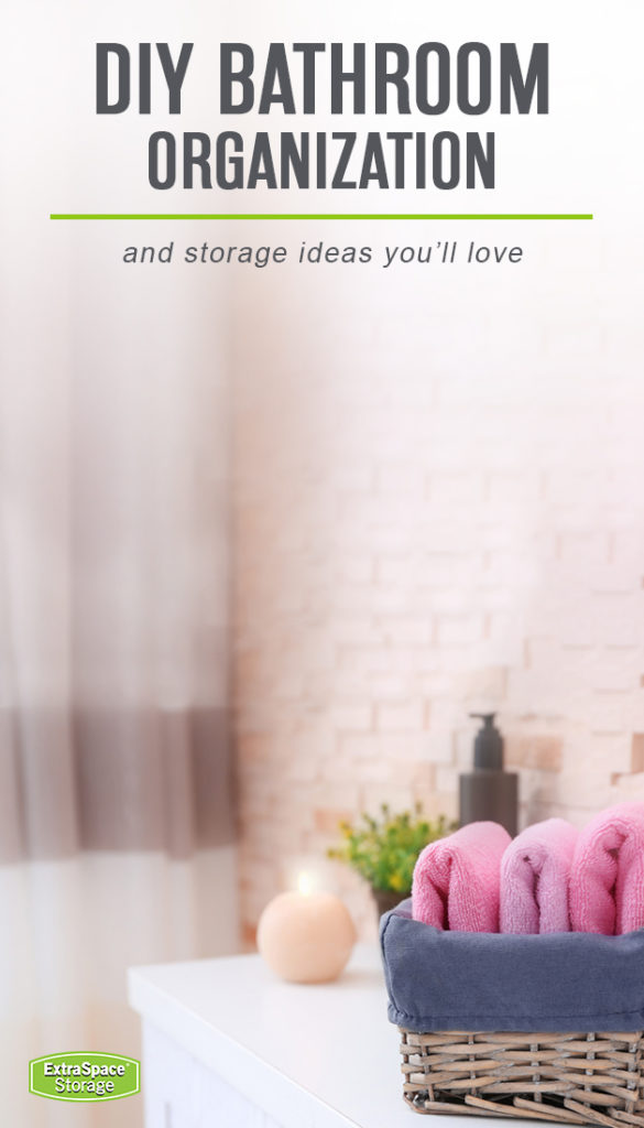 DIY Bathroom Organization and storage ideas you'll love