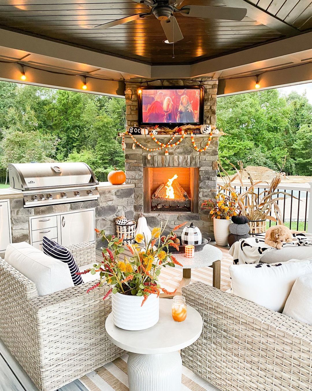 Outdoor Entertainment with TV