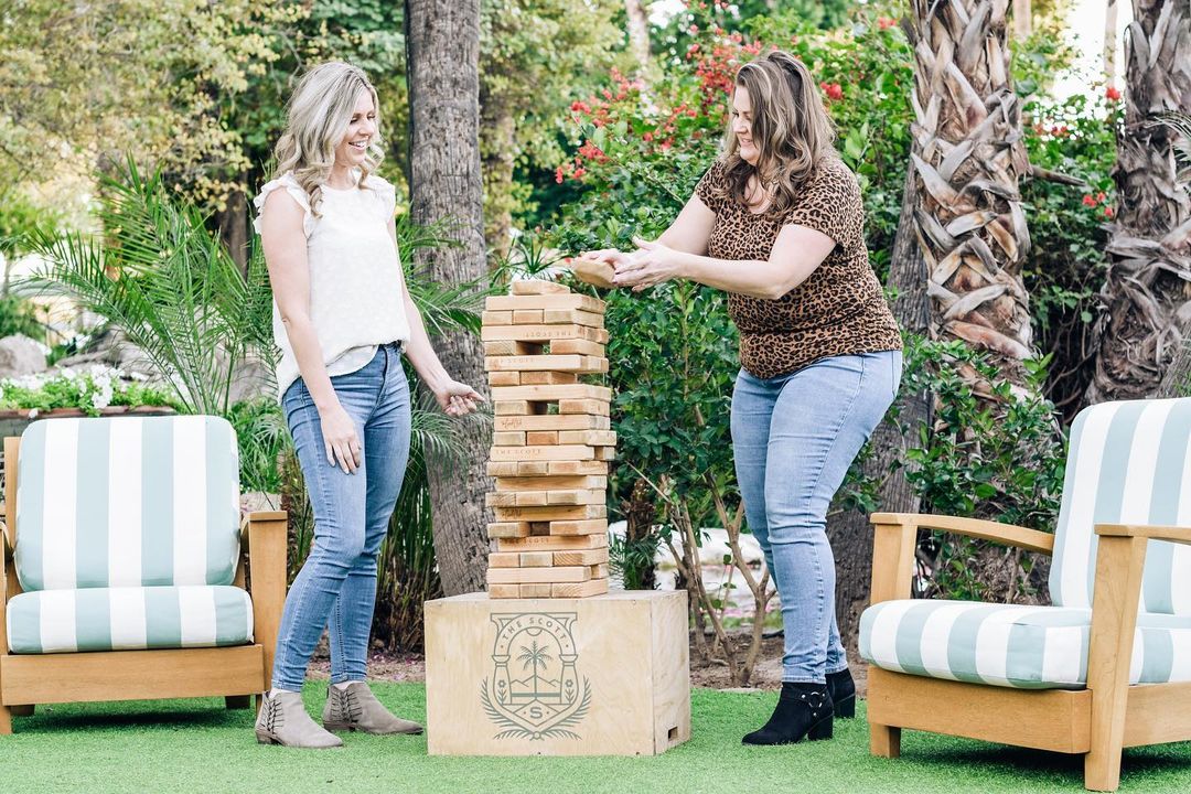 Outdoor Jenga Game