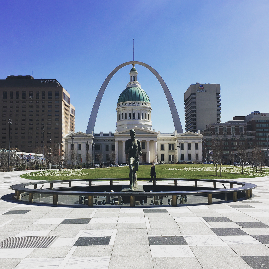 The Arch in St. Louis, MO. Photo by Instagram user @benjaminjamescook12