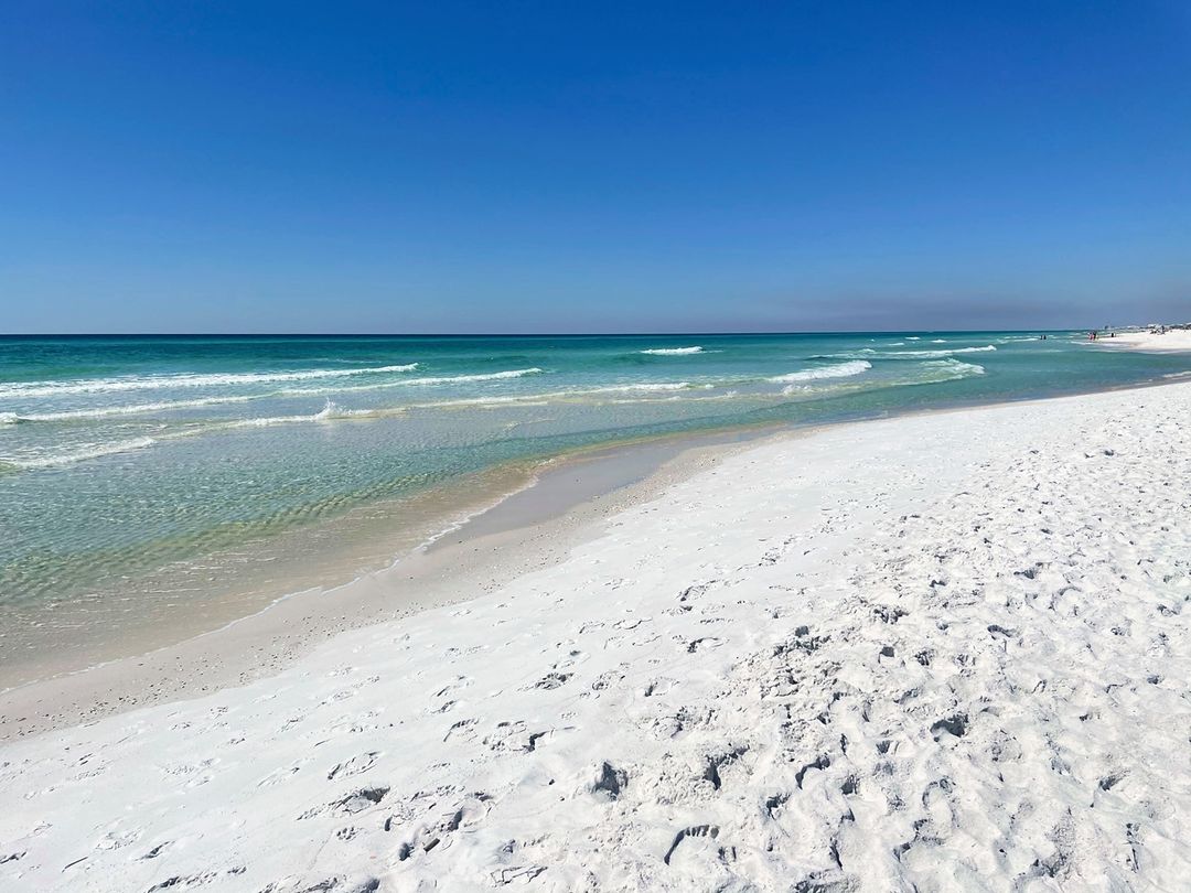 White Sand Beaches of Panama City Beach. Photo by Instagram user @visit_pcb