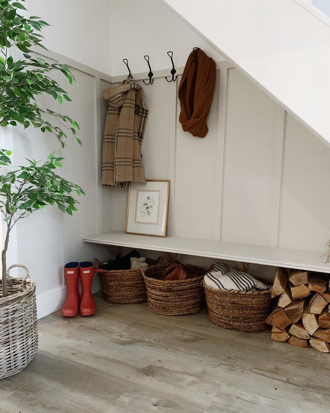 Under stairs coat cupboard online