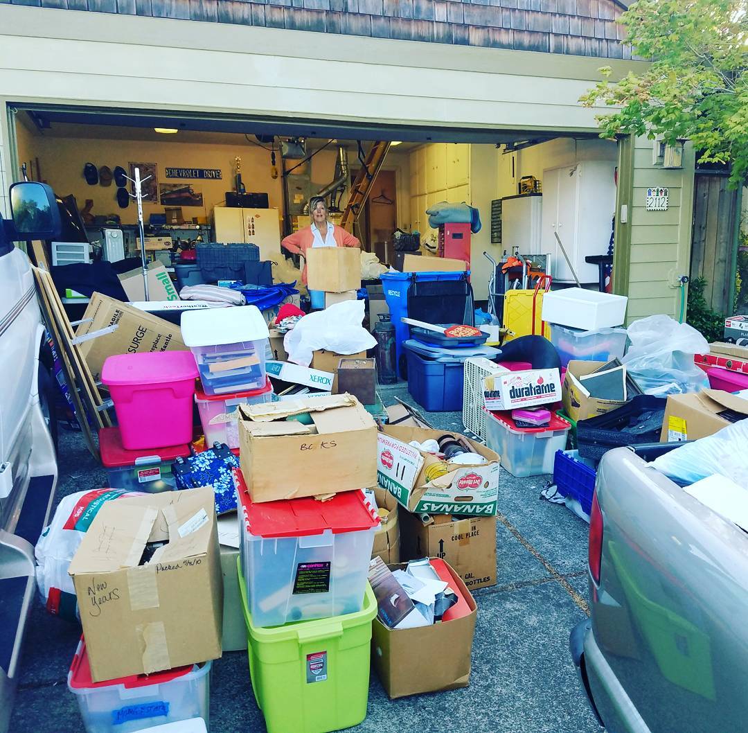 Woman clearing out home attic. Photo by Instagram user @jaizcarter