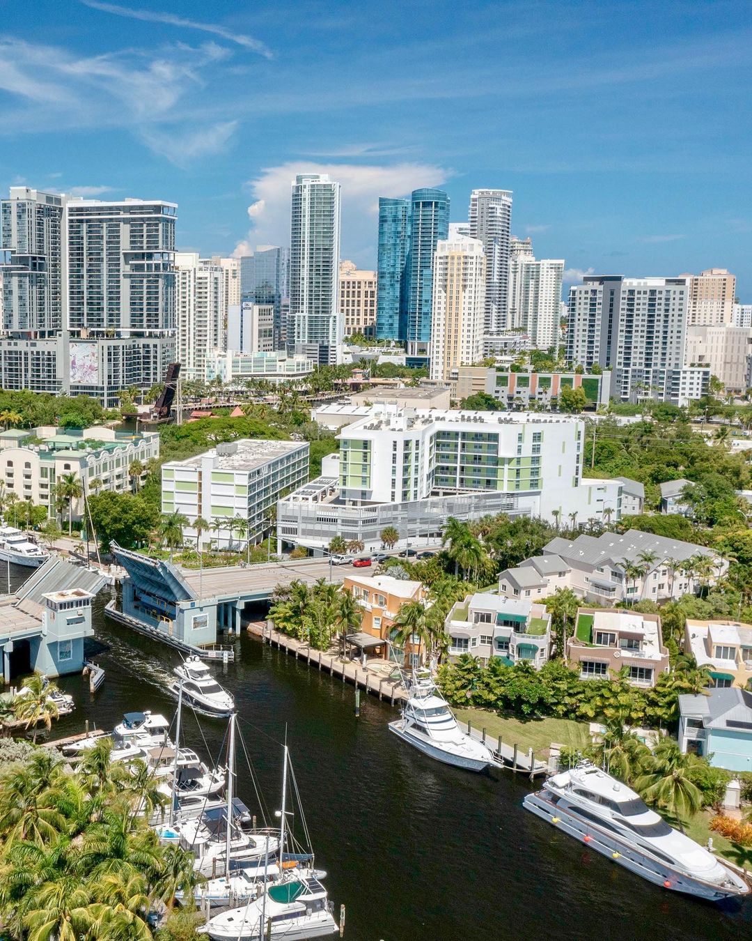 daytime shot of fort lauderdale skyline. Photo by Instagram user @sublime.imagery