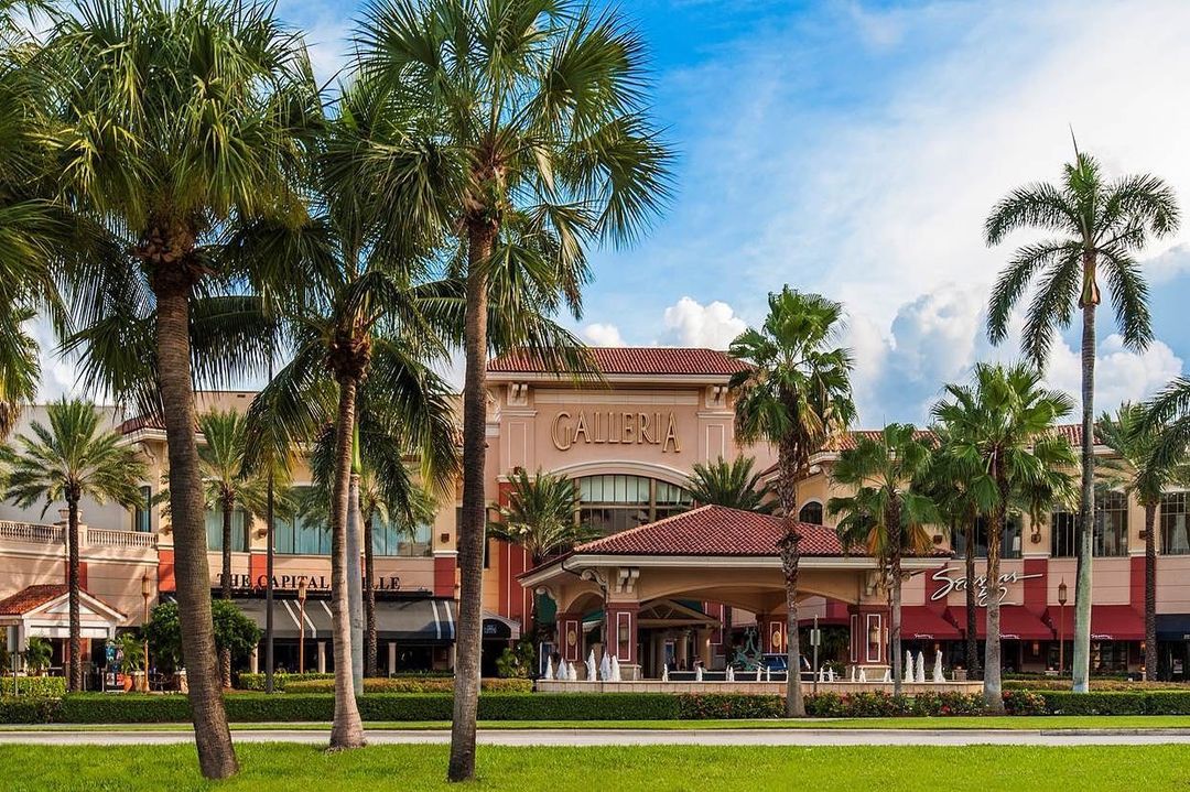 Galleria mall in Fort Lauderdale. Photo by Instagram user @galleriaftlaud