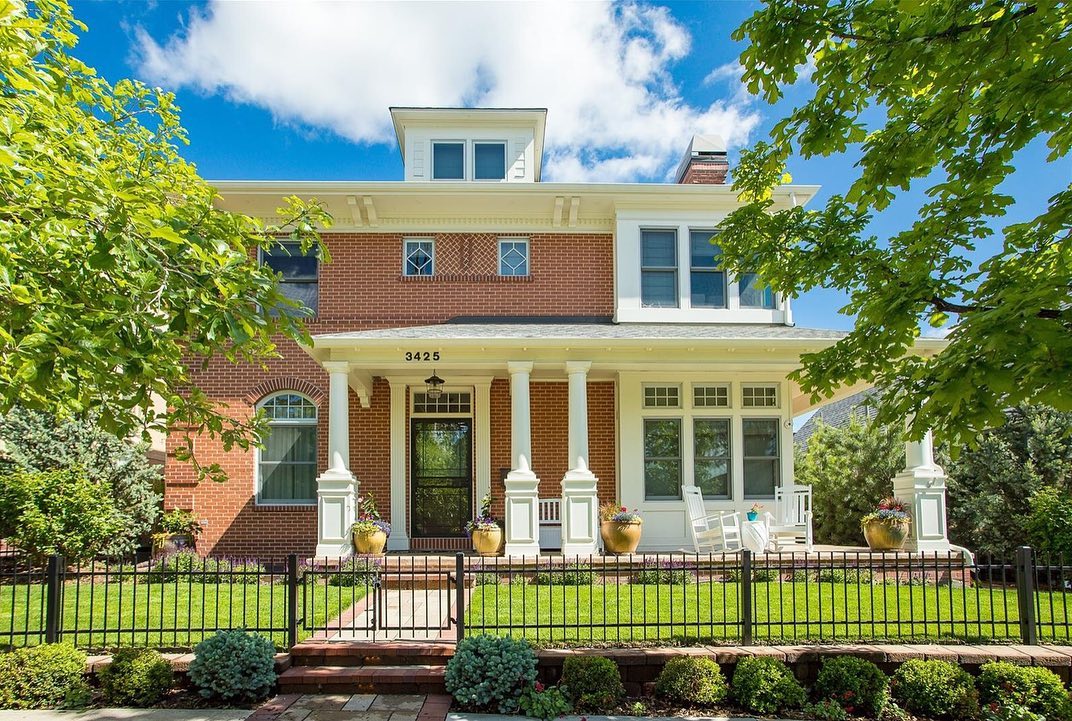 Large Denver Square Home in Highland, CO. Photo by Instagram user @kentwoodre