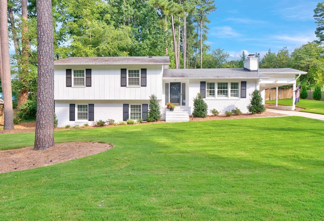Updated Tri-Level Home in North Hills, Raleigh. Photo by Instagram user @parkerresidential