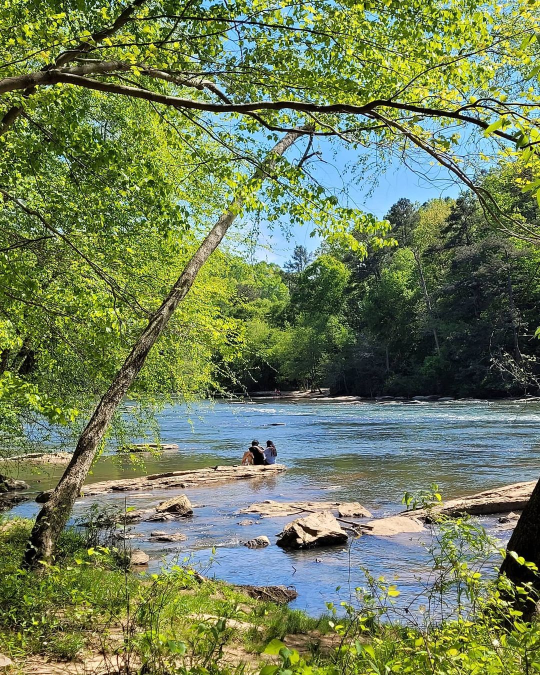 Daytime photo on the Chattahoochee River. Photo by Instagram user @vanessaberry.realtor