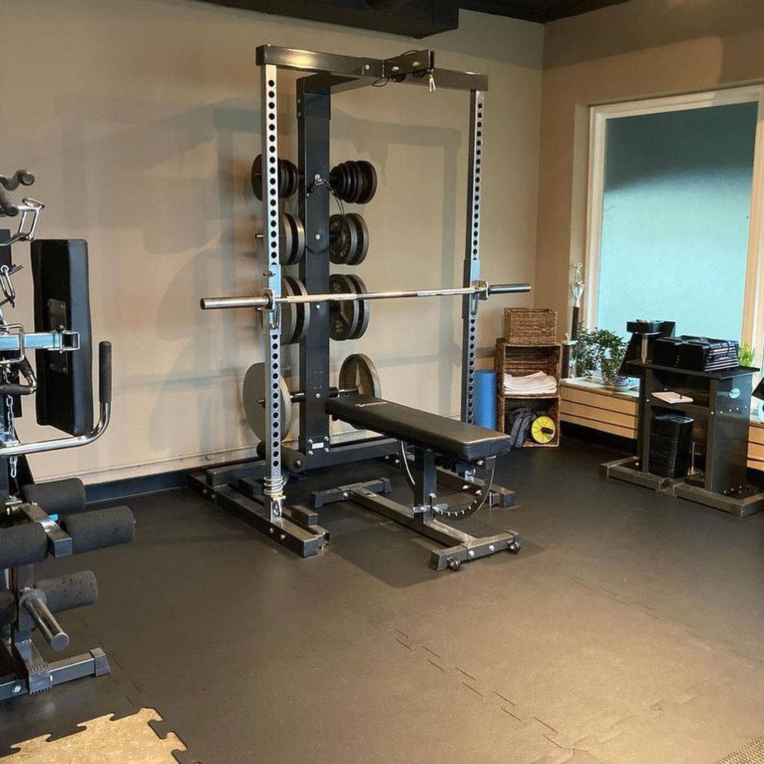Total Gym full Weight Lifting Gym Set Up 