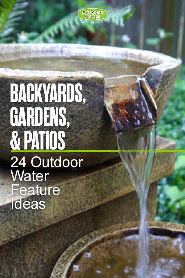 24 Backyard Water Features For Your Outdoor Living Space Extra Storage - Diy Wall Mounted Water Feature