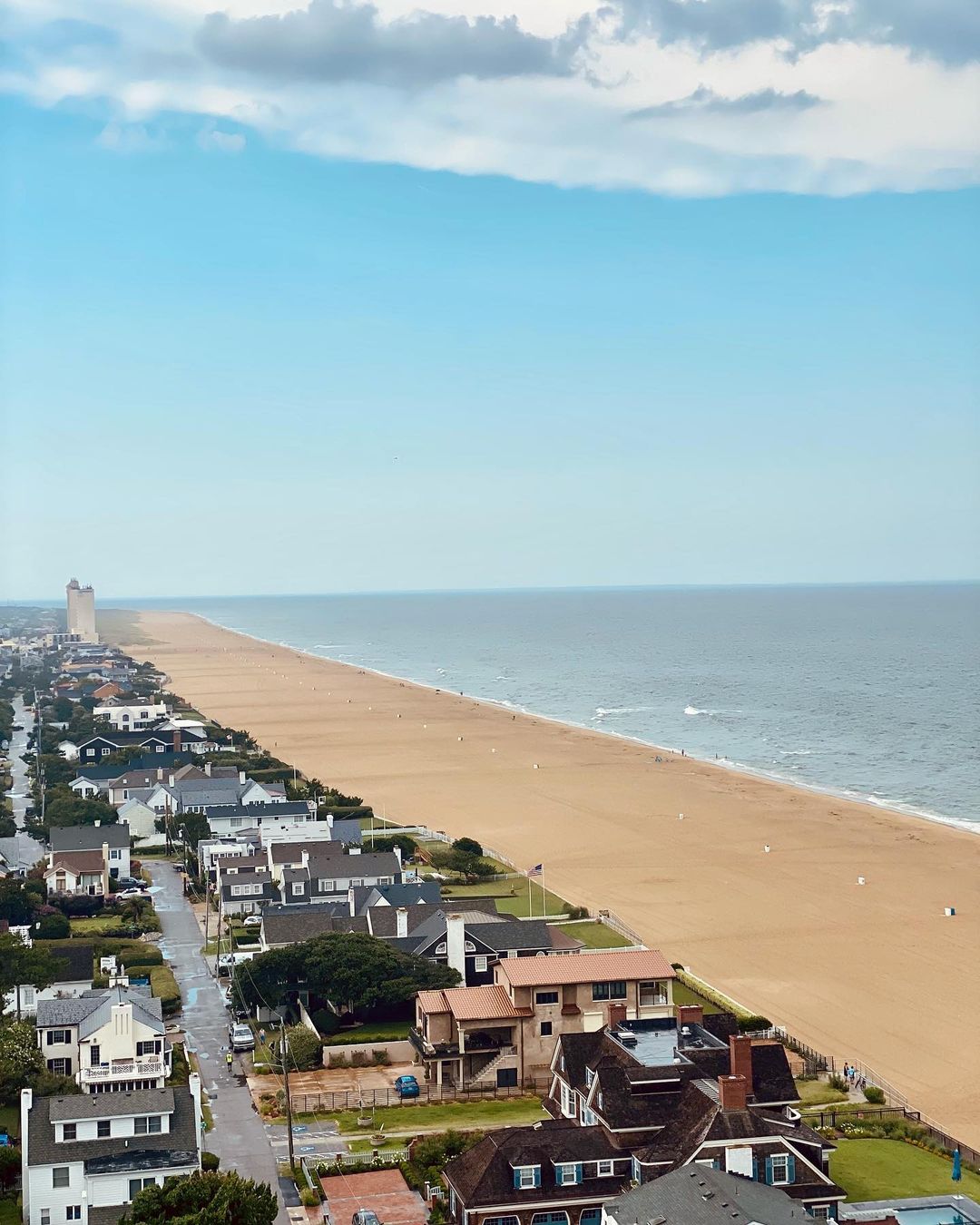 Aerial View of North End Beach in Virginia Beach, VA. Photo by Instagram user @itsabbsmith