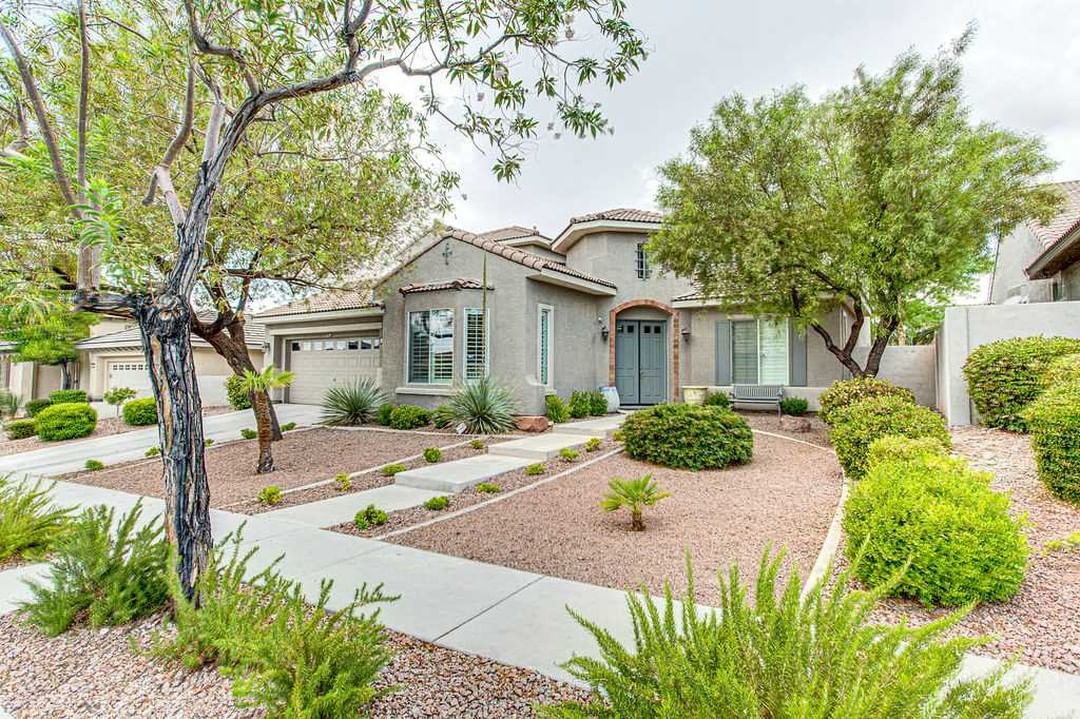 Single-Family Ranch Home in The Lakes, Las Vegas. Photo by Instagram user @avidangoorrealestate