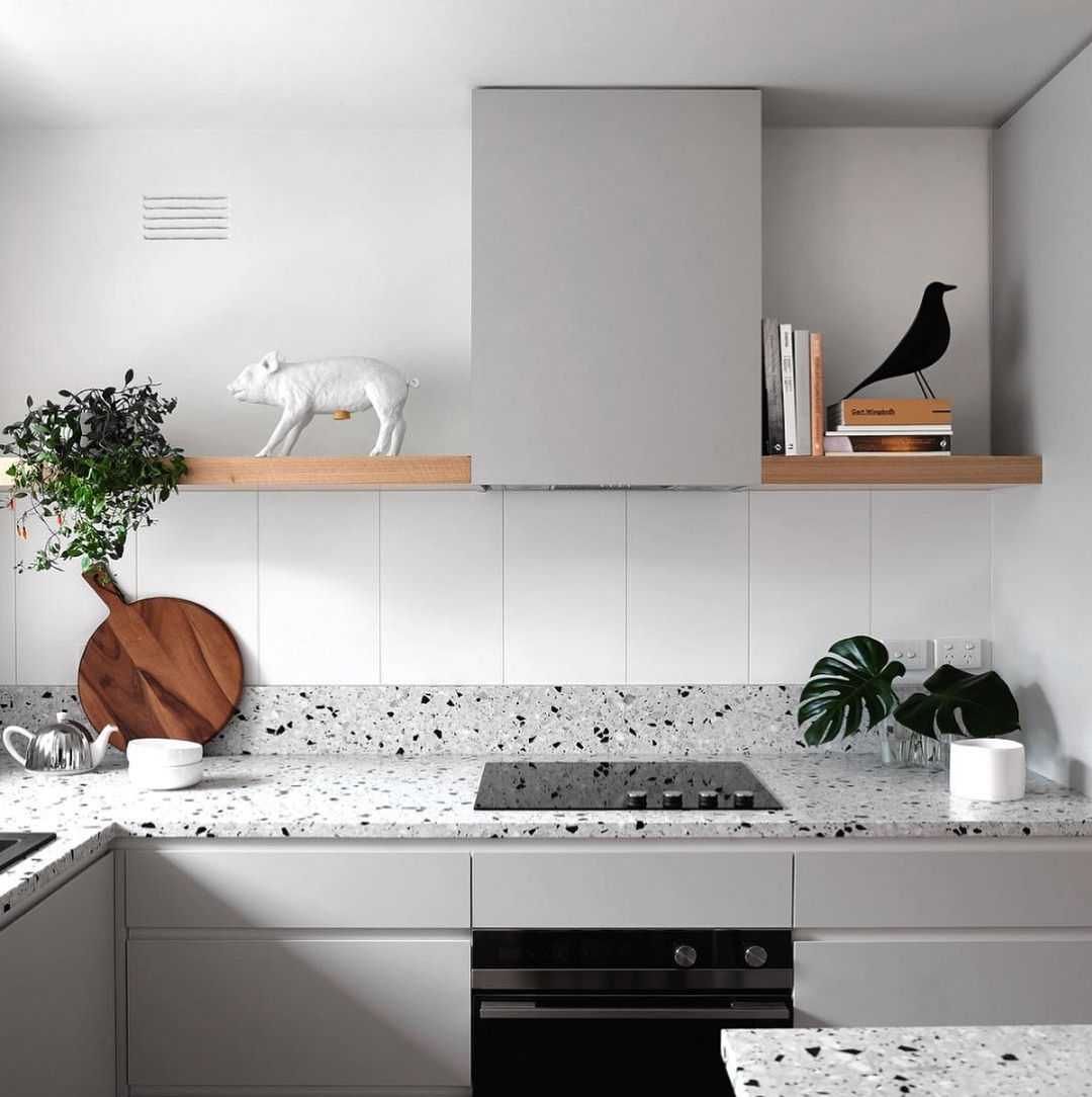 Spotless Kitchen with Granite Countertops. Photo by Instagram user @ausnuance