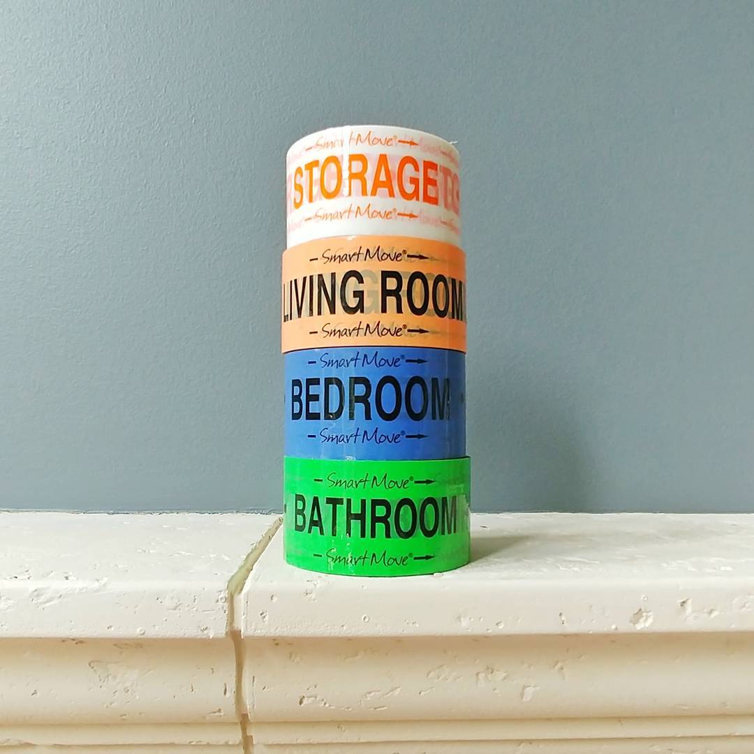Rolls of Different Colored Tape for Different Rooms. Photo by Instagram user @fioribelle