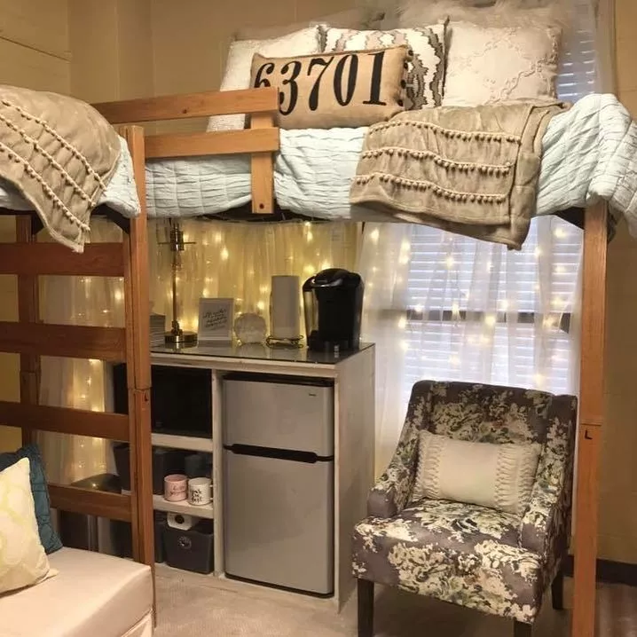 Dorm room on sale bedside table