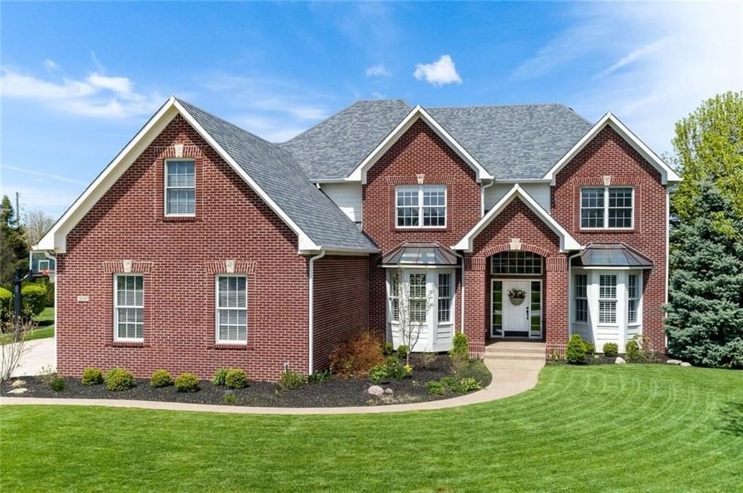 Large, Two-Story Single Family Home in Fishers, Indianapolis. Photo by Instagram user @kane_lauck_realtor