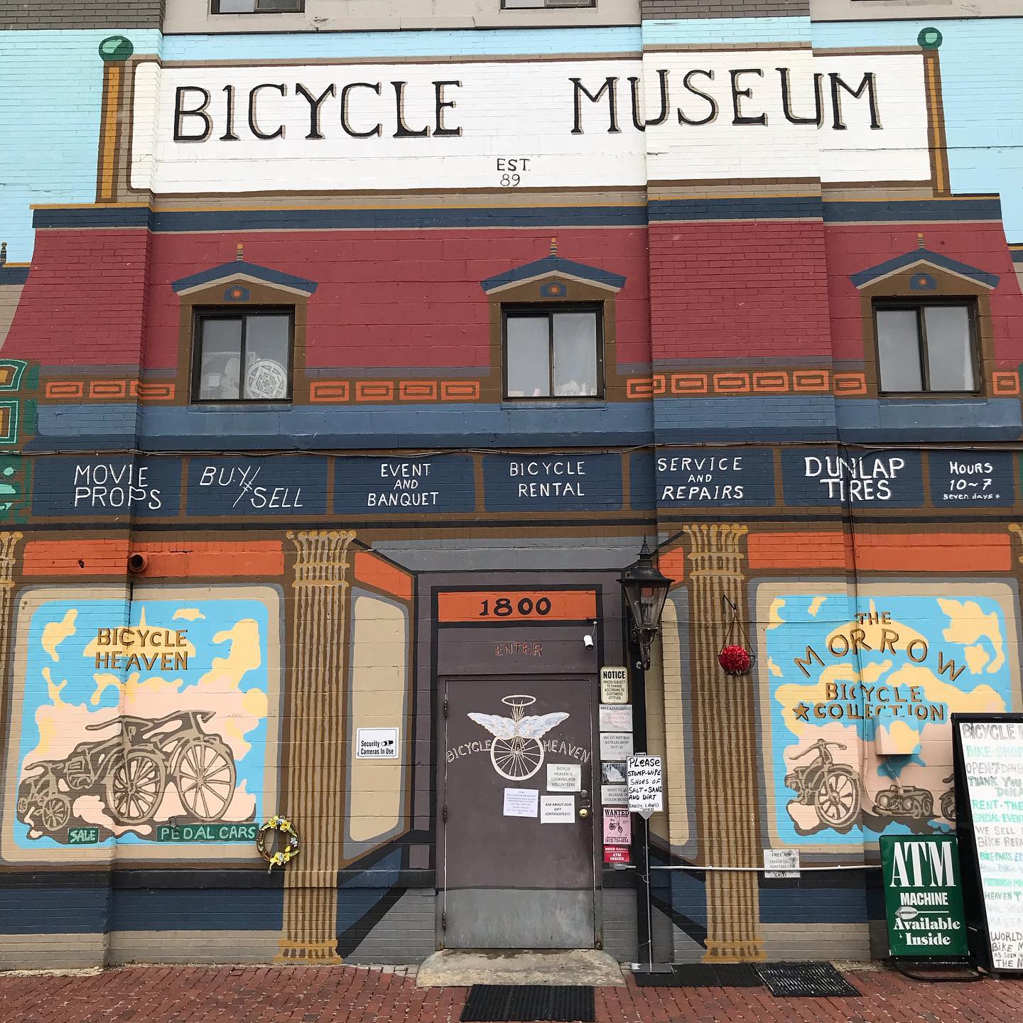 Outside of the Bicycle Museum in Pittsburgh. Photo by Instagram user @nelson_walters