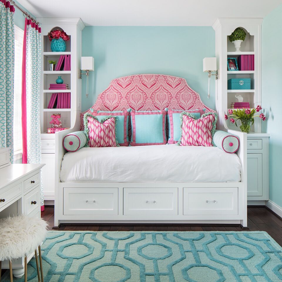 Teen Girl Bedroom Storage Ideas