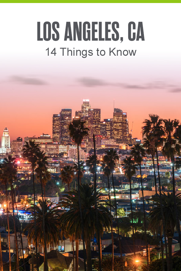 Pinterest graphic: Los Angeles, CA: 14 Things to Know