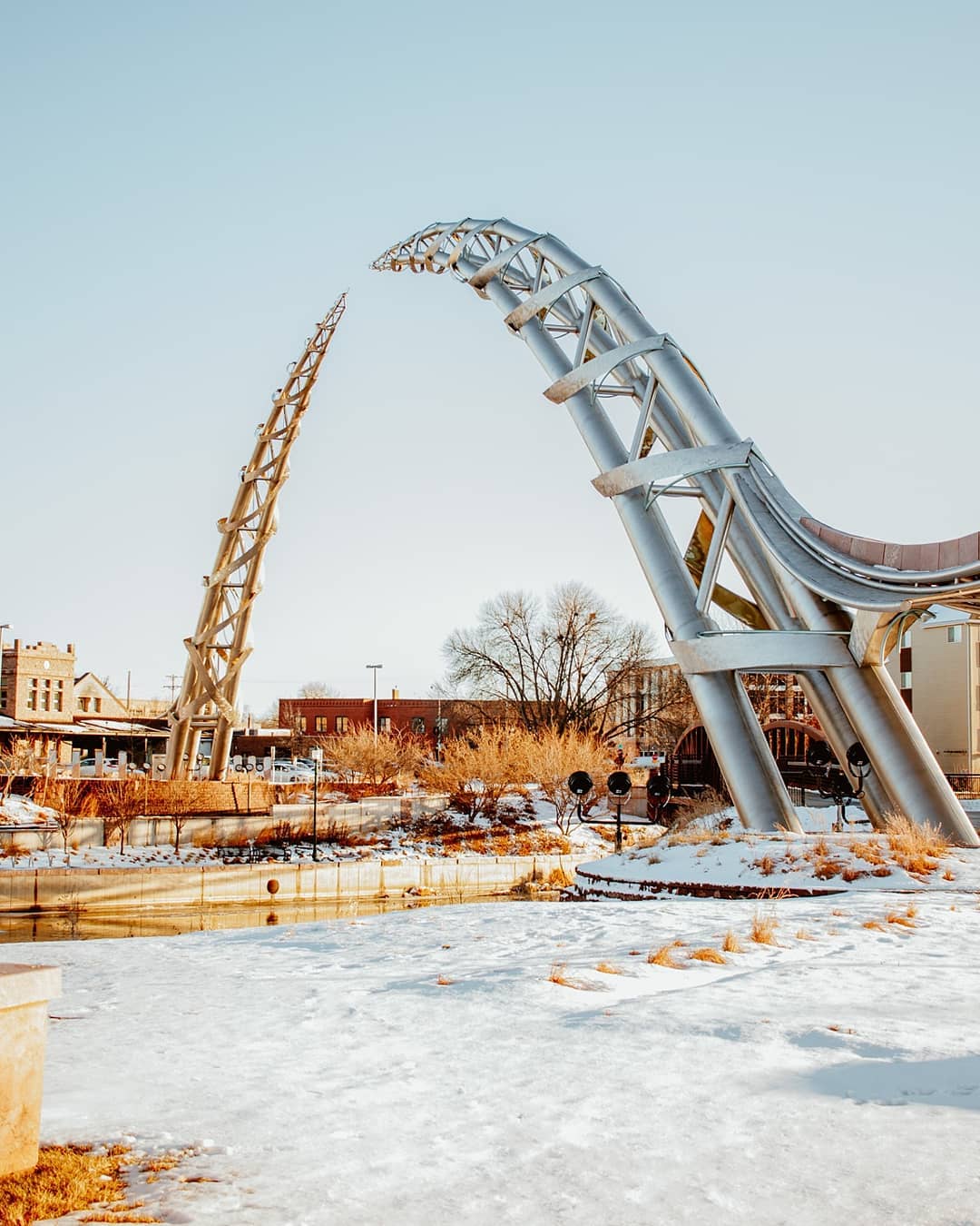 Arc of Dreams in Sioux Falls, SD photo by Instagram user @meditatetoelavate