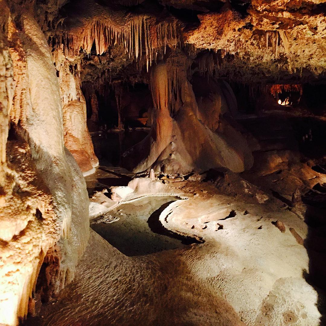 Inner Space Cavern. Photo by Instagram user @mirasorvino
