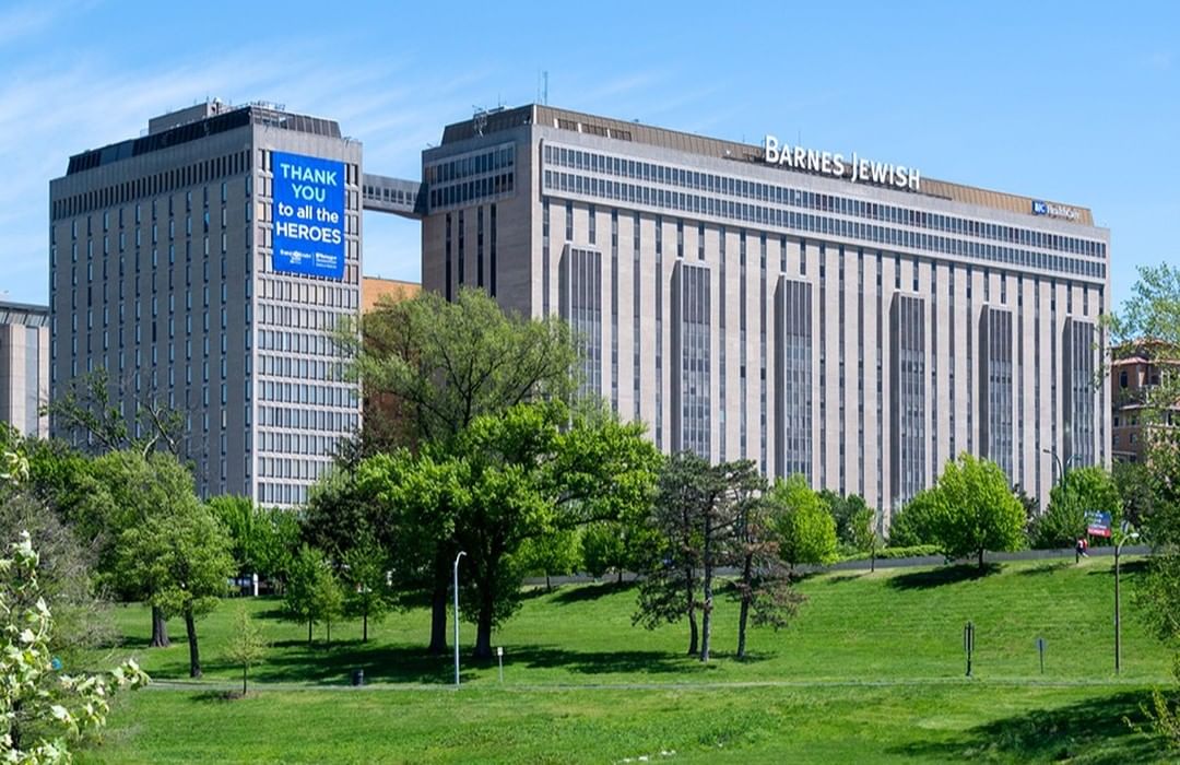 The Barnes Jewish hospital located in St. Louis. Photo by Instagram user @bjc_healthcare