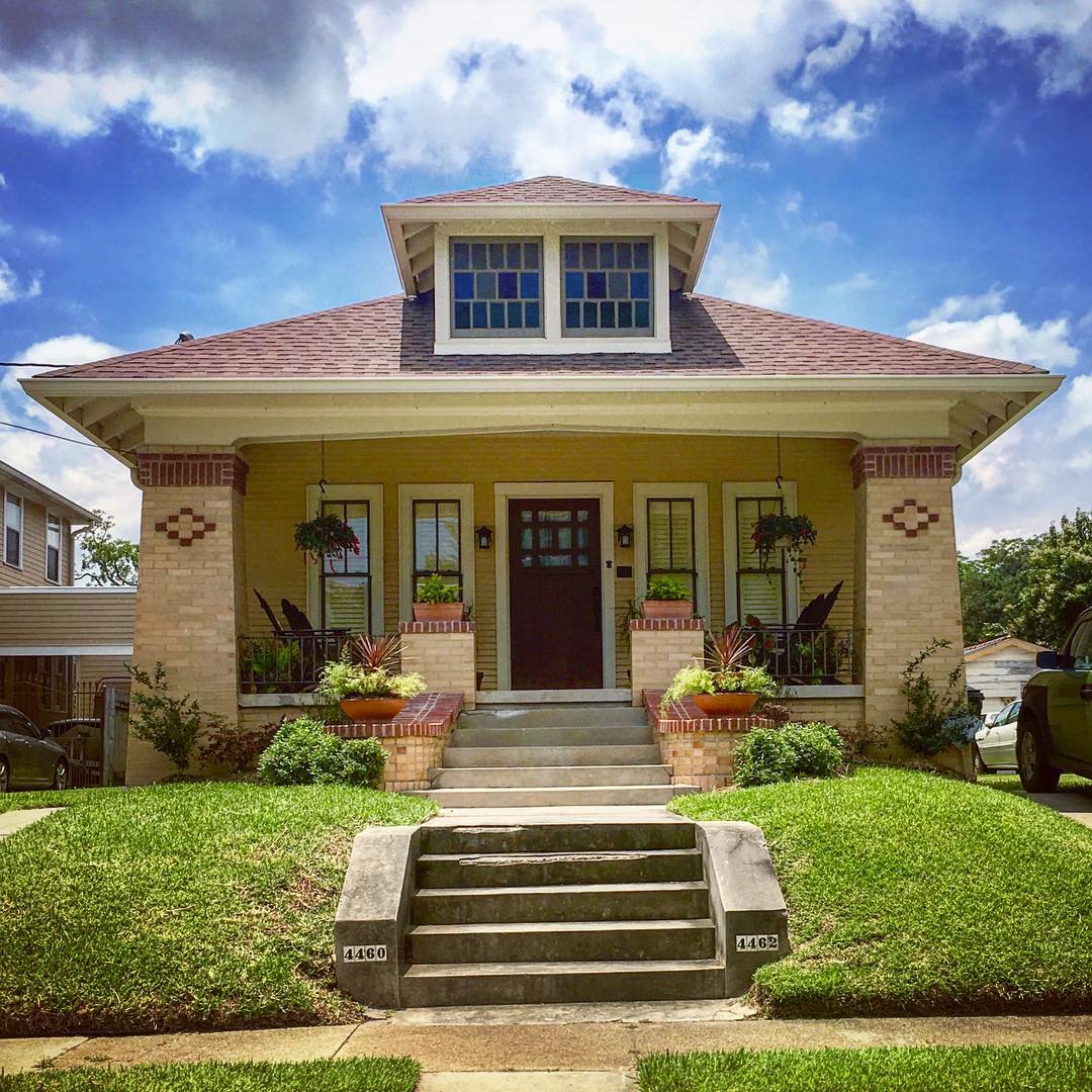 House in Gentilly Terrace, NOLA. Photo by Instagram user @the.preservationist