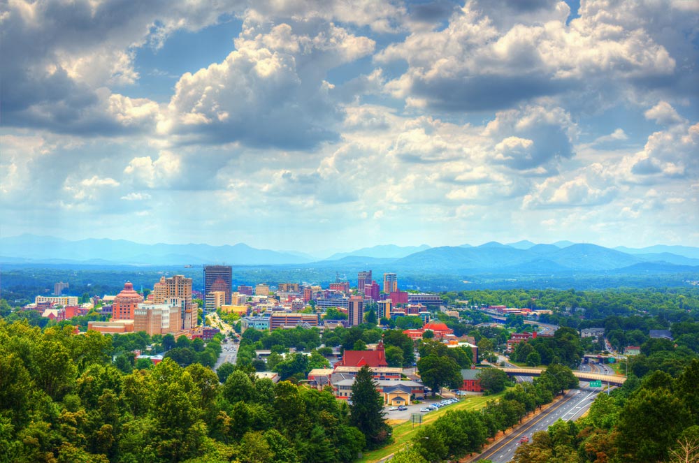 Asheville, North Carolina Skyline