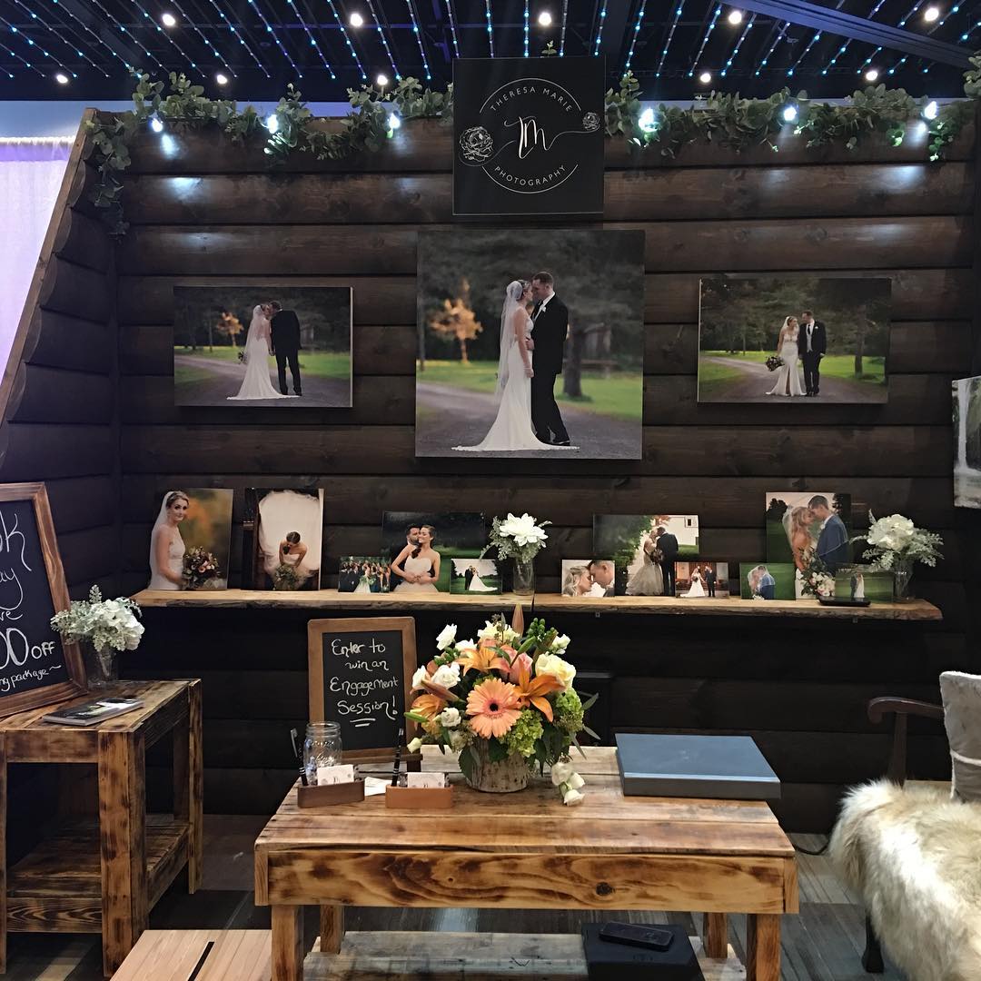 Bridal Fair with Many Different Photos. Photo by Instagram user @acsbridalexpo