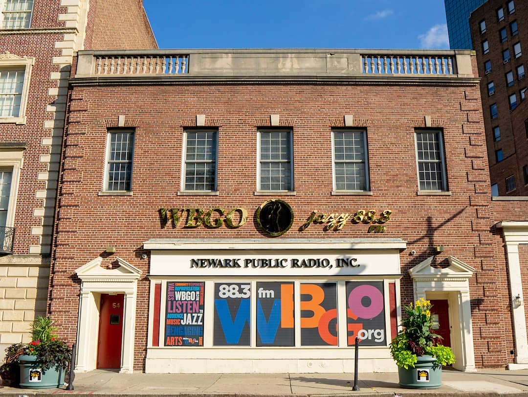 Building of WBGO jazz radio station in Newark New Jersey. Photo by Instagram user @newarknjblog.