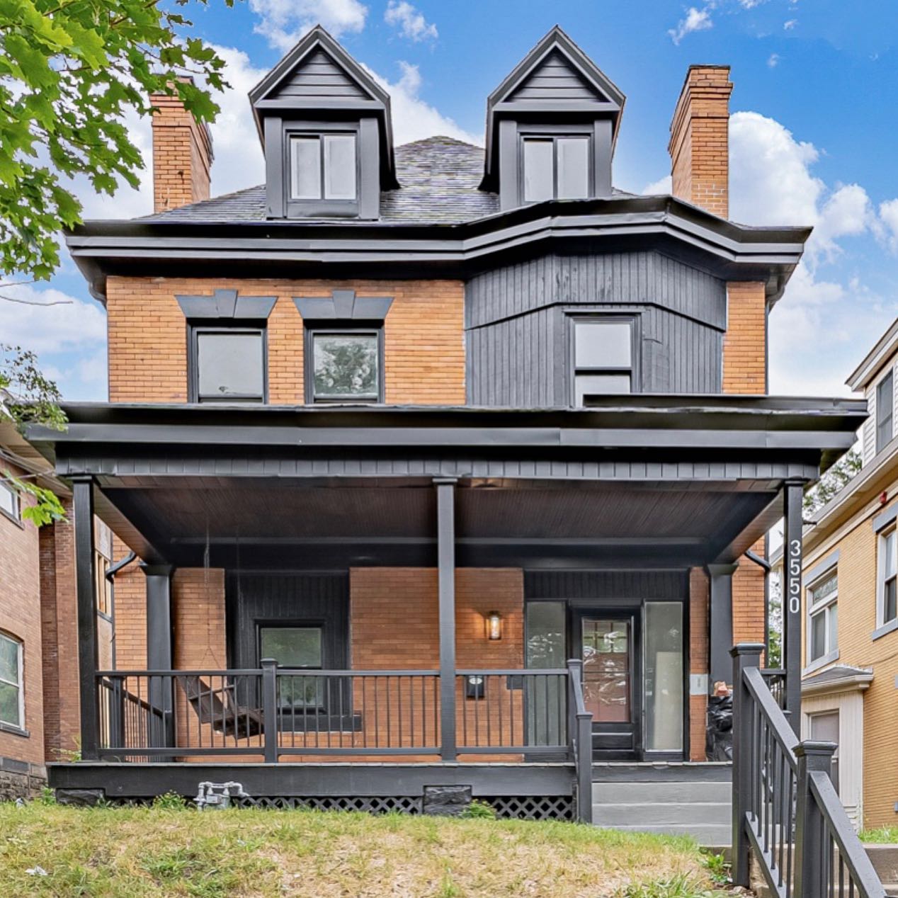 A brick home in the Shadyside neighborhood in Pittsburgh. Photo by Instagram user @greenwdcapital