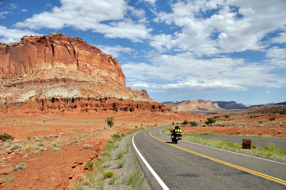 Motorcycle road trip through the canyon