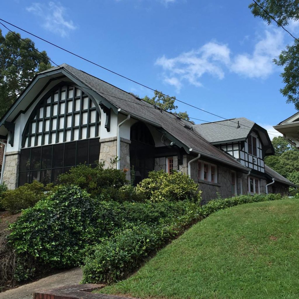 A bungalow located in Atlanta's Candler Park neighborhood. Photo by Instagram user @oldgeorgiahomes