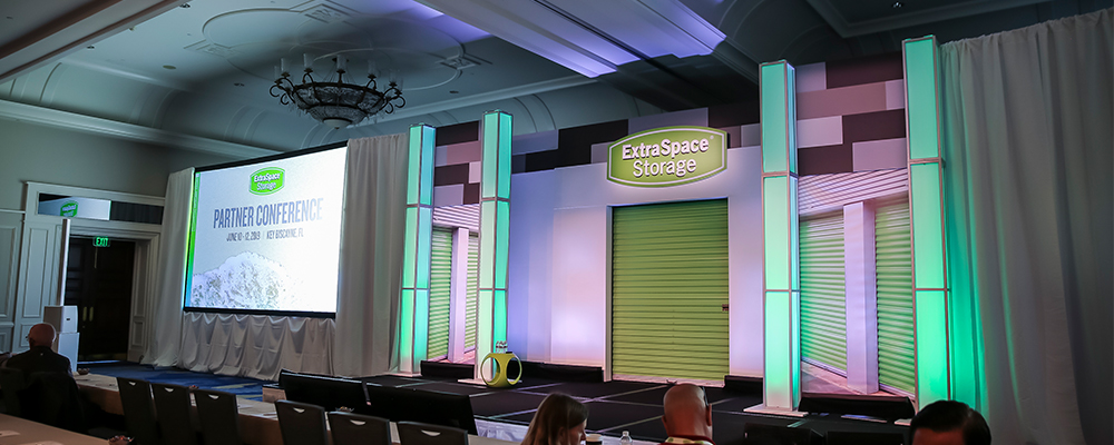 Stage at Extra Space Storage's 2019 Partner Conference
