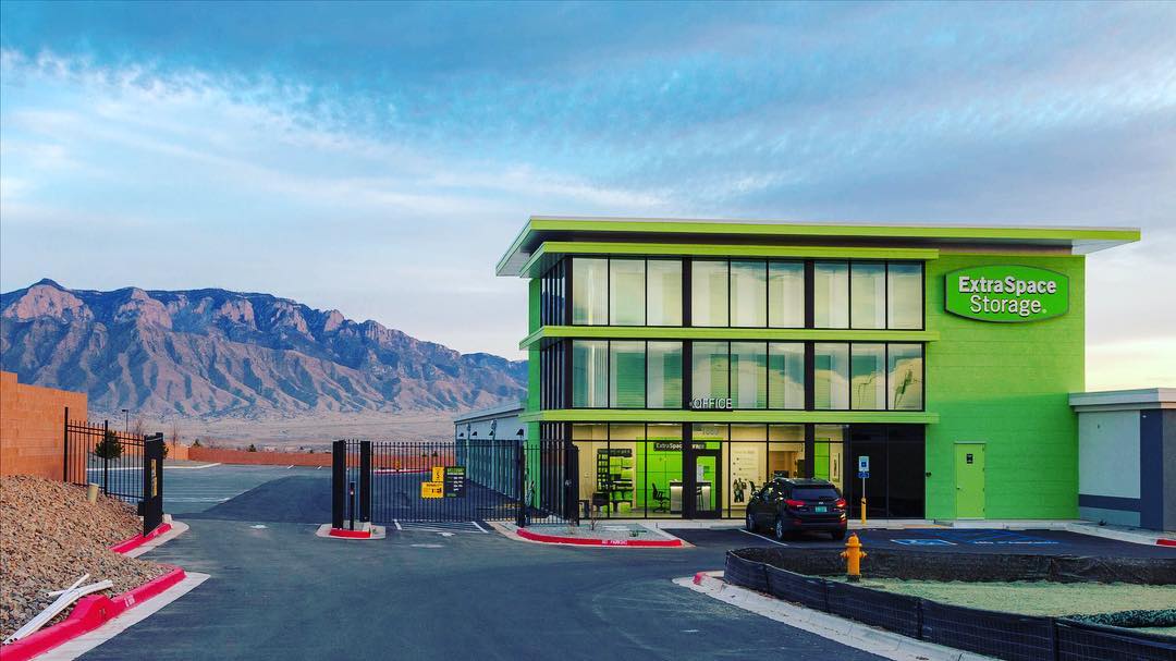 Extra Space Storage self storage facility in Rio Rancho, NM. Photo by Instagram user @arco_murray