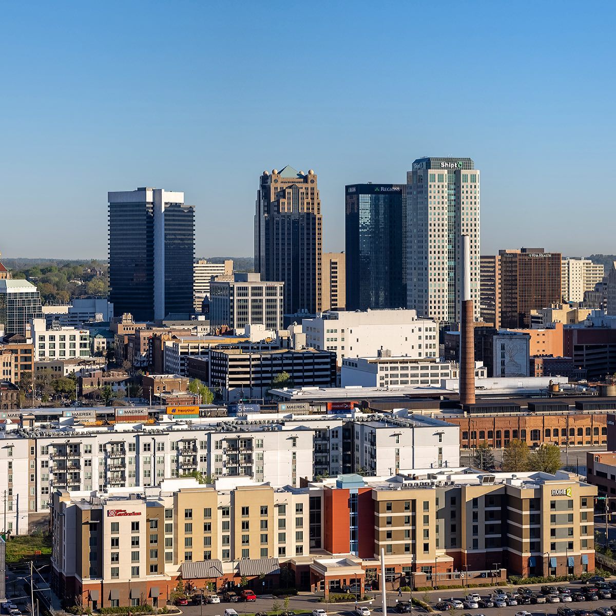 Photo of Birmingham's skyline. Photo by Instagram user @ericgrayphoto.