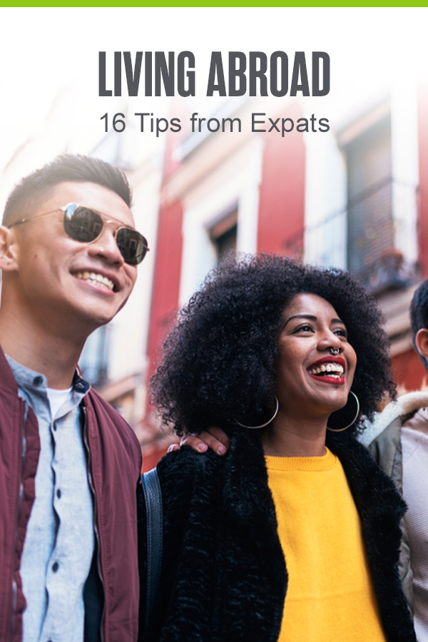 Pinterest Graphic: Living Abroad: 16 Tips from Expats