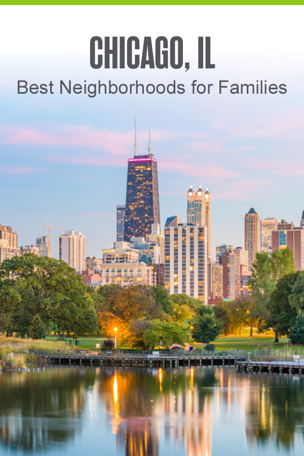 Pinterest Graphic: Chicago, IL: Best Neighborhoods for Families