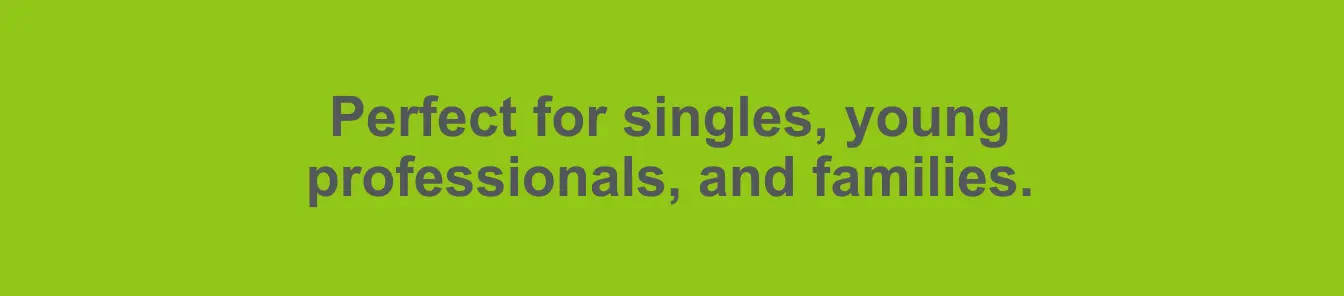 The East Arlington neighborhood is perfect for singles, young professionals, and families. 