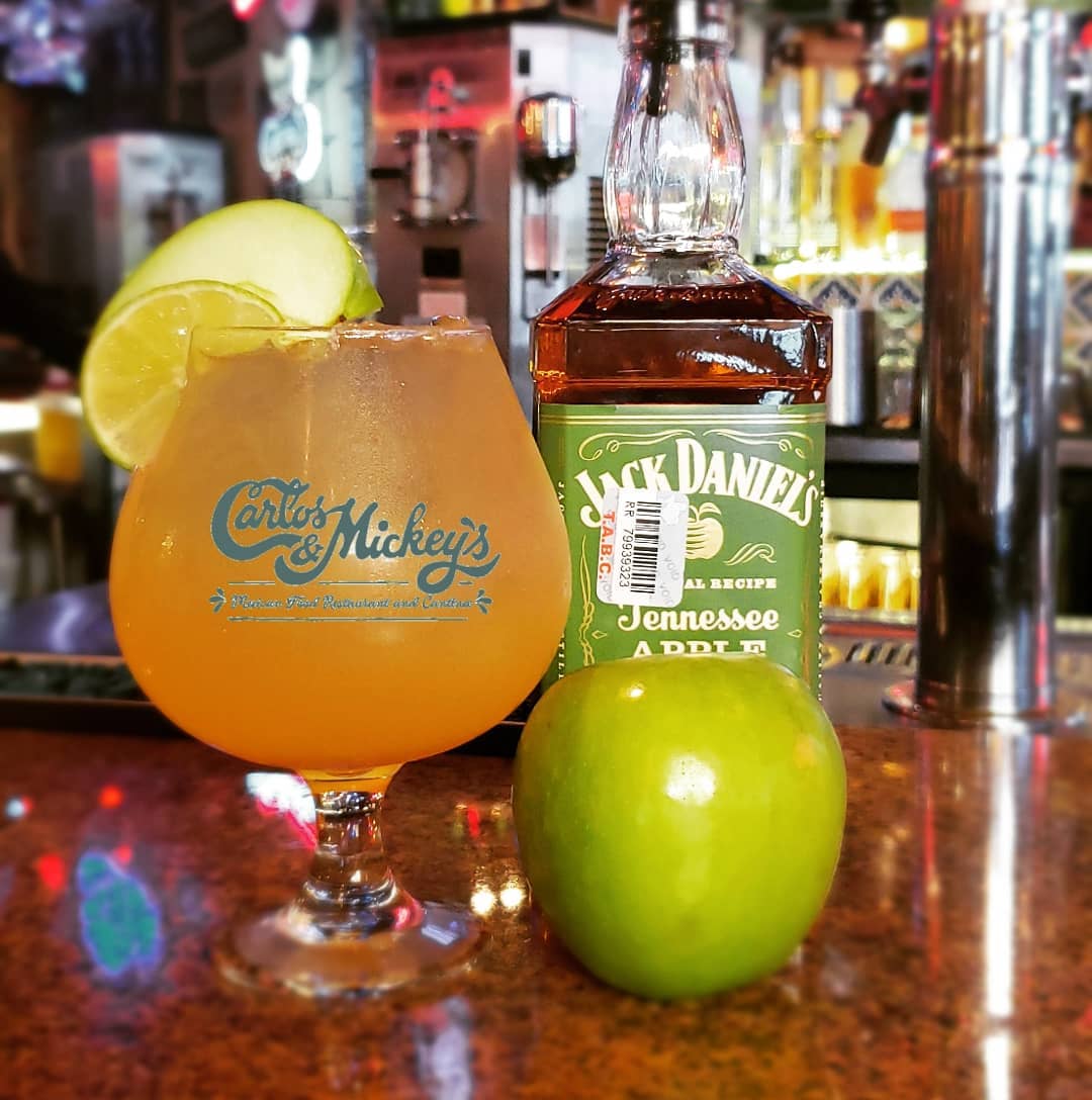 Margarita next to a green apple. Photo by Instagram user @carlosandmickeyseast