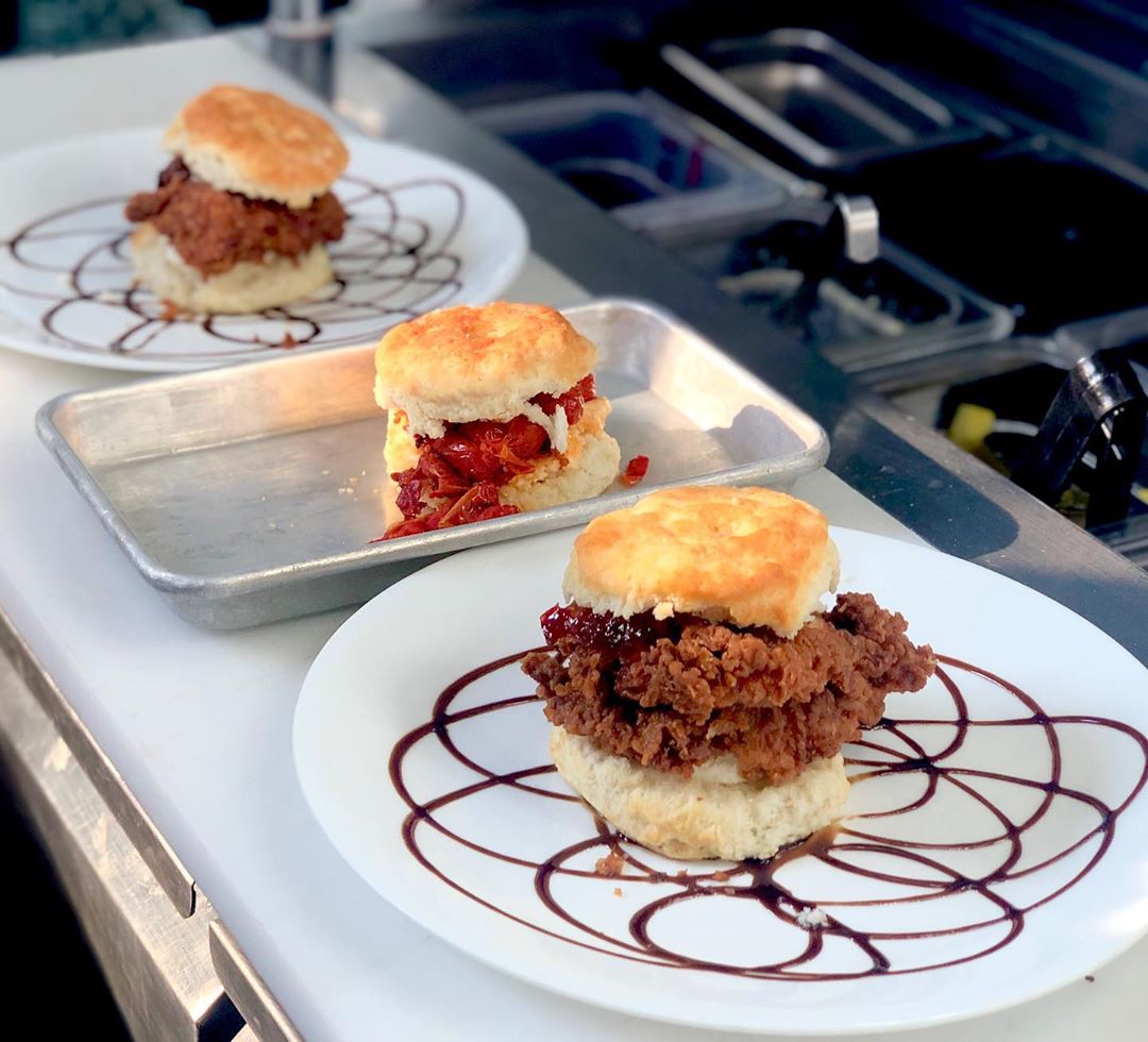Biscuit sandwiches from Fancy Biscuit in Richmond, VA. Photo by Instagram user @fancybiscuitrva