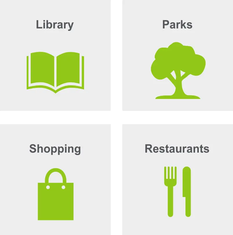 Activities in stone oaks includes a library, parks, shopping, and restaurants. 