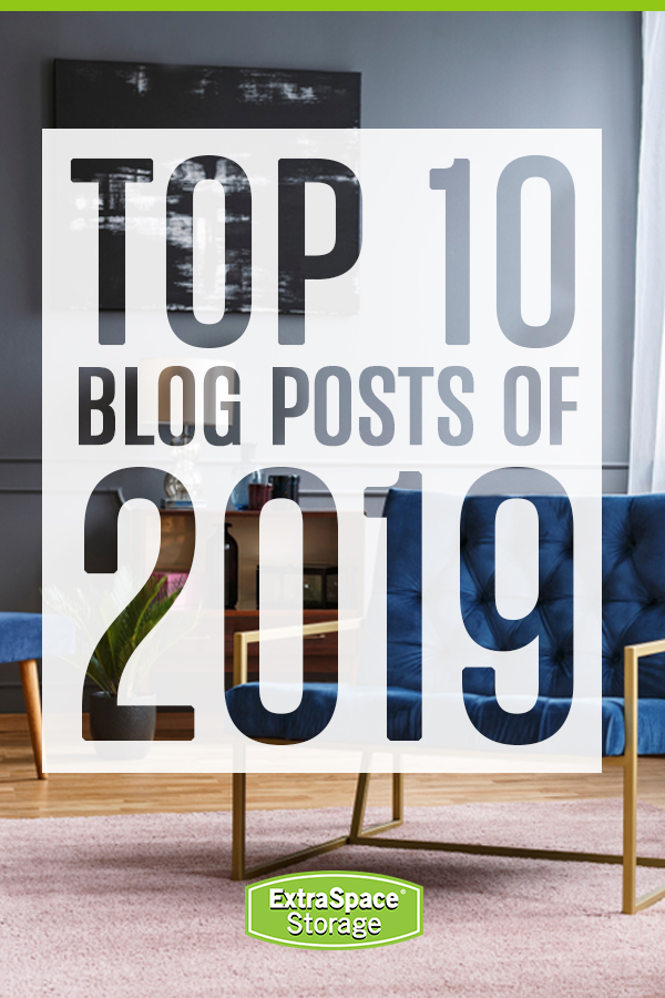 Pinterest Graphic: Top 10 Blog Posts of 2019 - Extra Space Storage
