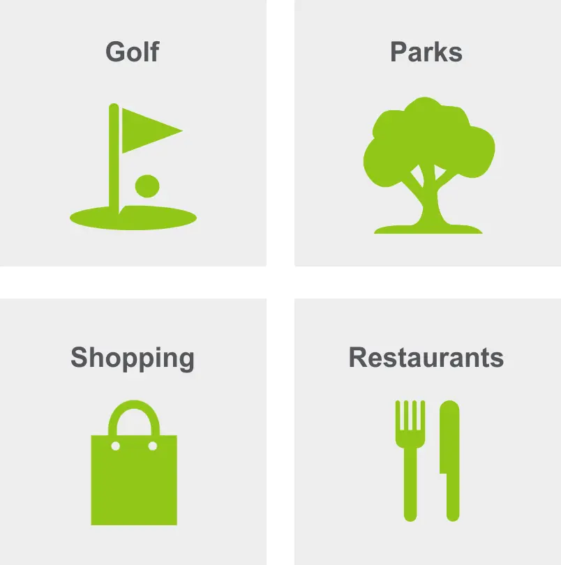 Activities in Coral Ridge Country Club includes golf, parks, shopping, and restaurants. 