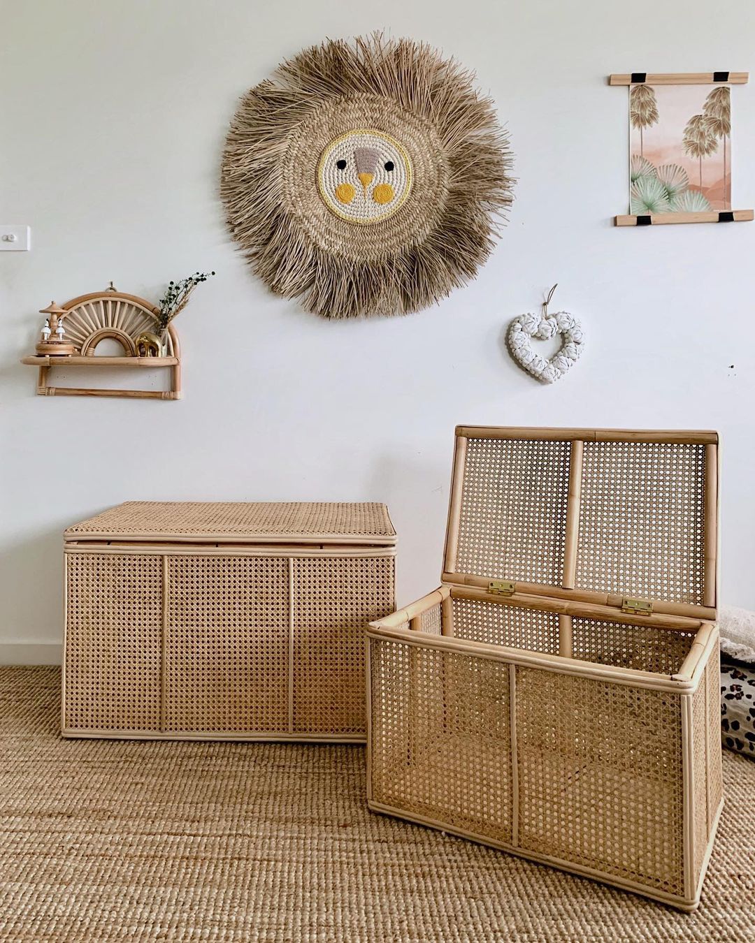 Storage trunks for baby storage. Photo by Instagram user @rajahomewares.