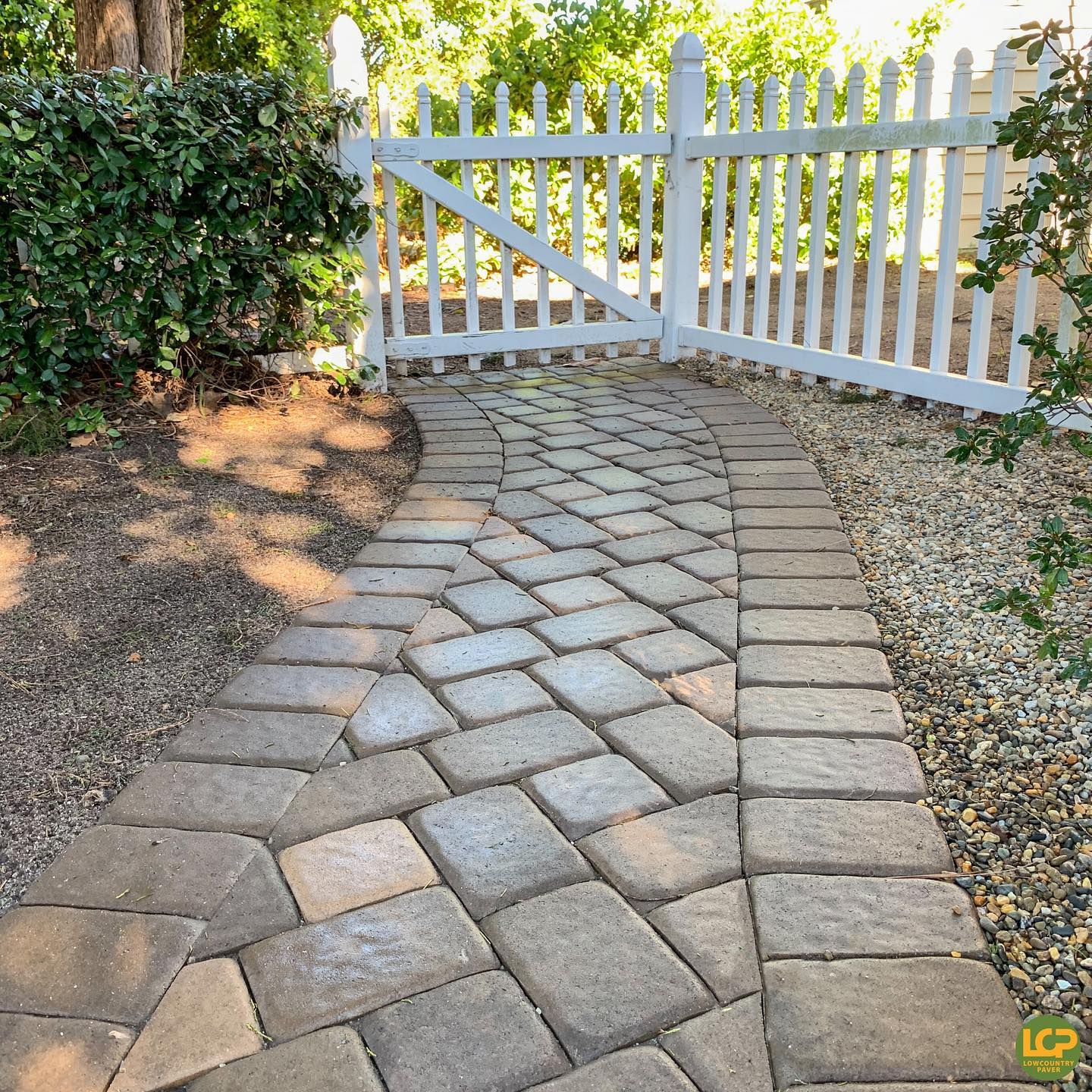Paver walkway. Photo by @lowcountry_paver