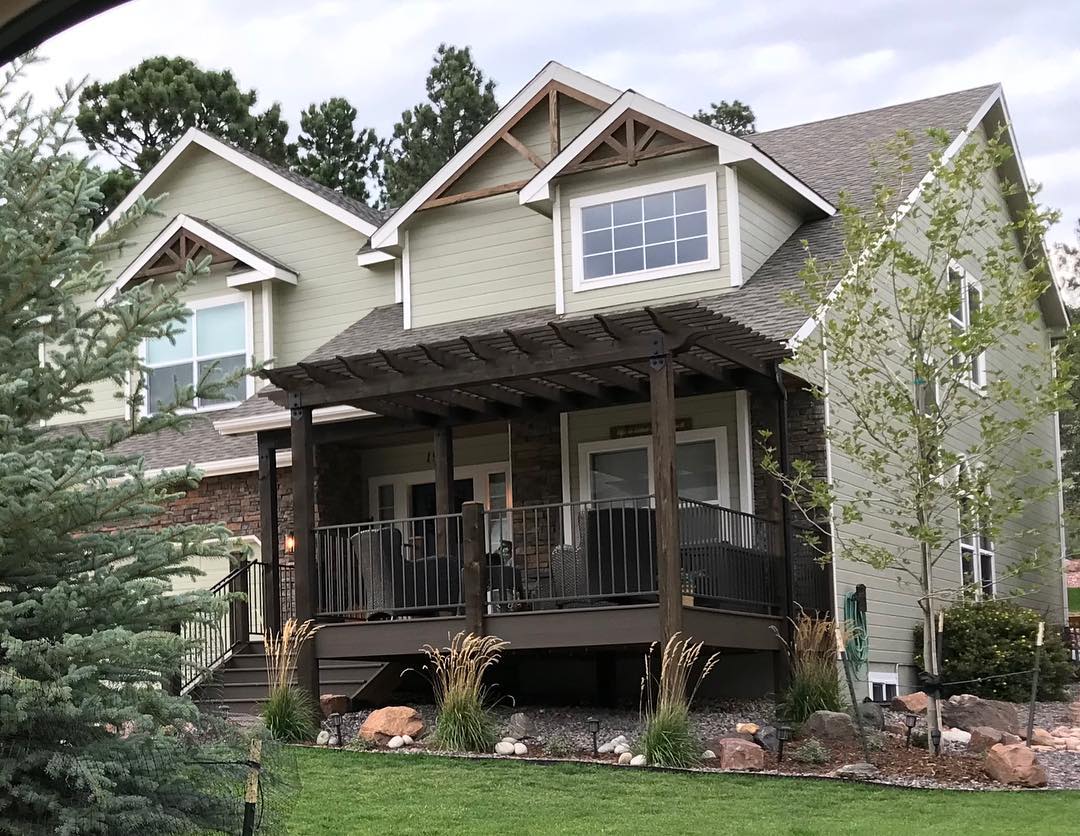 new craftsman style home in northwest colorado springs photo by Instagram user @mountainmamastacychristopher