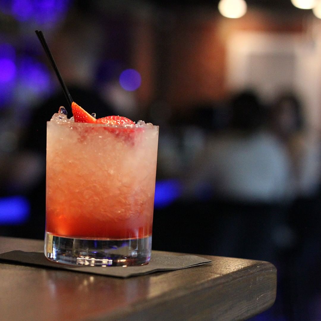 strawberry cocktail from Still & Stir in Worcester, MA photo by Instagram user @stillandstir