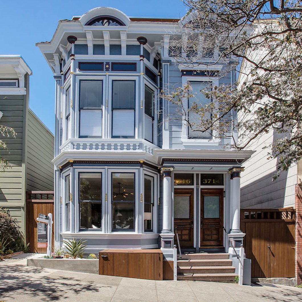 Italianate Style Home in Noe Valley, San Francisco. Photo by Instagram user @kevinwakelin
